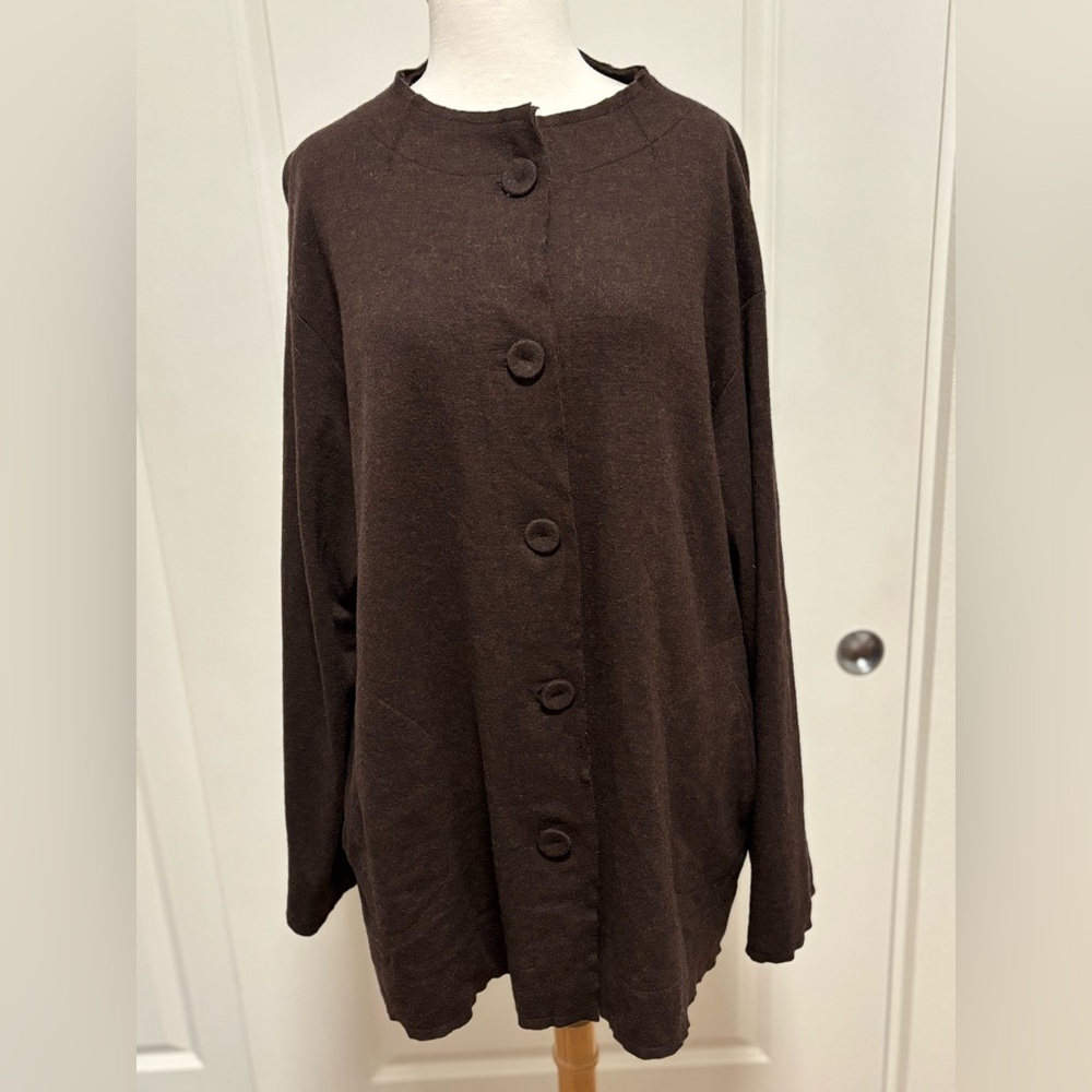 Eileen Fisher Wool light weight coat